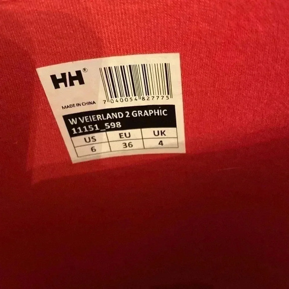 Helly Hansen new blue floral tall rain boots size 6 - Picture 5 of 8